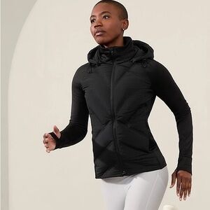 Athleta Women's black Inlet Jacket size medium. NWT.
